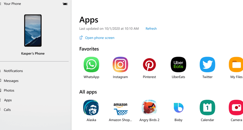 Jak propojit telefon s počítačem, prohlížet fotky a SMS zprávy ve Windows 10 přes aplikaci Váš telefon