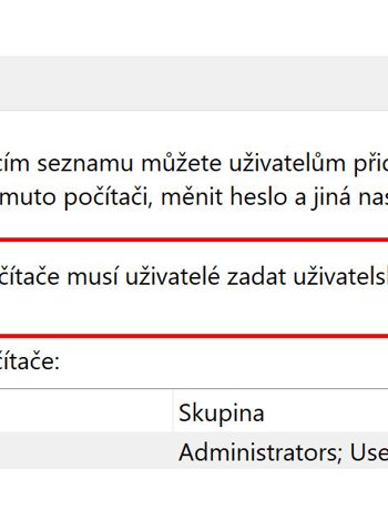 Jak vypnout heslo při startu Windows 10 a Windows 11